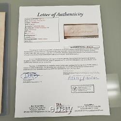 Ted Williams Autographed 8 X 10 JSA And Notary Authenticated