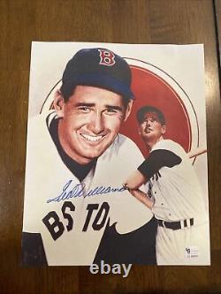 Ted Williams Autographed 8x10 Photo with Certificate of Authenticity