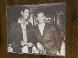 Ted Williams Autographed 8x10 Photo with Mantle Green Diamond Authentic