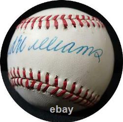 Ted Williams Autographed AL Brown Baseball JSA BB42500