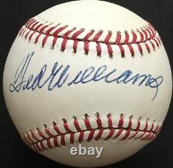 Ted Williams Autographed American League Baseball, JSA LOA