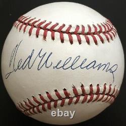 Ted Williams Autographed American League Baseball, JSA LOA