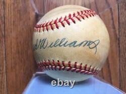 Ted Williams Autographed American League Baseball, Lee MacPhail JSA PSA
