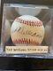 Ted Williams Autographed Baseball