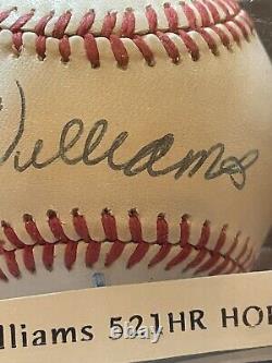 Ted Williams Autographed Baseball