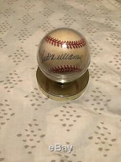 Ted Williams Autographed Baseball American League Upper Deck Authenticated