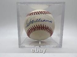 Ted Williams Autographed Baseball ball