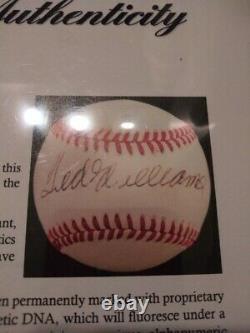 Ted Williams Autographed Baseball with PSA COA