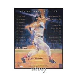 Ted Williams Autographed Boston Red Sox 16x20 Photo JSA LOA (A)