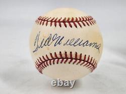 Ted Williams Autographed Boston Red Sox Signed Baseball Green Diamond Authentic