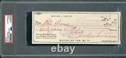 Ted Williams Autographed Check PSA DNA certified Auto 1939 1948 1956