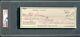 Ted Williams Autographed Check Psa Dna Certified Auto 1939 1948 1956