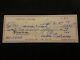 Ted Williams Autographed Check With Hunt Auction Coa Signed By Daughter Claudia
