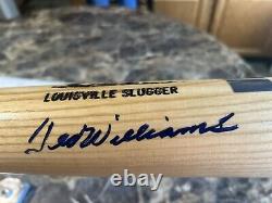 Ted Williams Autographed Louisville Slugger Bat Green Diamond Sports Hologram