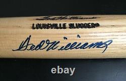 Ted Williams Autographed Louisville Slugger Bat, JSA LOA