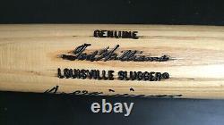Ted Williams Autographed Louisville Slugger Bat, JSA LOA