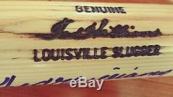 Ted Williams Autographed Louisville Slugger Bat PSA Claudia Williams Trust +Tube