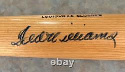 Ted Williams Autographed Louisville Slugger Game Model Bat Psa Dna