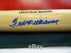 Ted Williams Autographed Louisville Slugger W215 Baseball Bat UDA AUF39851
