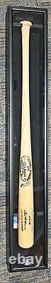 Ted Williams Autographed Louisville Slugger with PSA COA Sticker in Case
