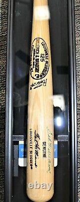 Ted Williams Autographed Louisville Slugger with PSA COA Sticker in Case