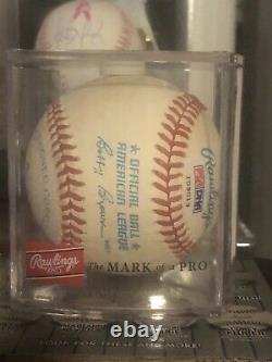 Ted Williams Autographed Official American League Baseball (PSA)