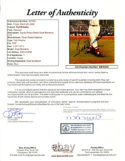 Ted Williams Autographed Perez Steele Great Moments Card (JSA)