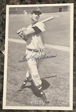 Ted Williams Autographed Photo