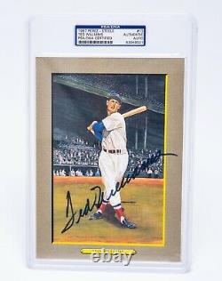 Ted Williams Autographed Signed 1987 Perez-Steele PSA/DNA Encapsulated BOLD