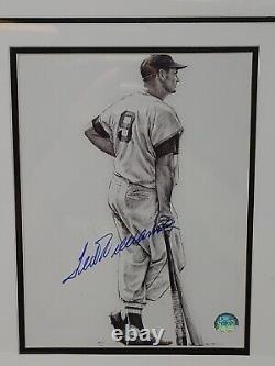 Ted Williams Autographed Signed 8x10 Photo Boston Red Sox GFA 19.5x15.75