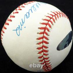Ted Williams Autographed Signed AL Baseball Boston Red Sox Beckett BAS #A68596