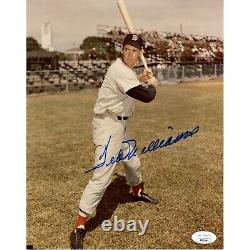 Ted Williams Autographed/Signed Boston Red Sox 8x10 Photo JSA 47965