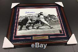Ted Williams Autographed Signed Framed 16x20 Photo Green Diamond Boston Red Sox