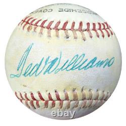 Ted Williams Autographed Signed League Baseball Boston Red Sox JSA Z14819