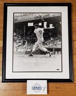 Ted Williams Autographed Signed Photo With COA Framed & Matted Steiner COA