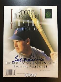 Ted Williams Autographed Signed Sports Illustrated Magazine Green Diamond Holo