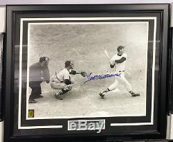 Ted Williams Autographed Signed and Framed 16x20 Photo Boston Red Sox Last Bat