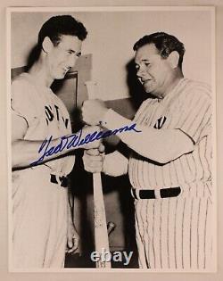Ted Williams & Babe Ruth Signed 11x14 Photo Boston Red Sox JSA Authenticated