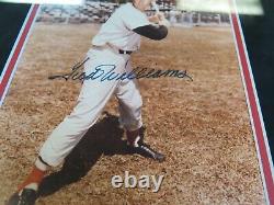 Ted Williams! Baseball Stan the Man Signed Photo 8x10 Autograph Framed