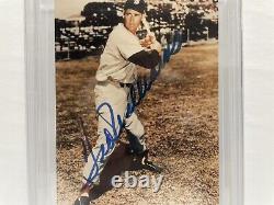 Ted Williams Beckett Certified Autographed Postcard / Boston Red Sox