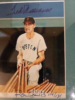 Ted Williams/Bill Terry Last of. 400 Hitters Signed withBeckett COA. Ron Lewis