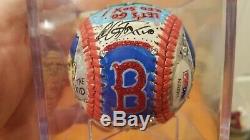 Ted Williams/Bobby Doerr autographed 1/1Charles Fazzino Pop Art Baseball PSA DNA
