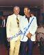 Ted Williams Boston Red Sox And Bowie Kuhn Autographed 8 X 10 Photo