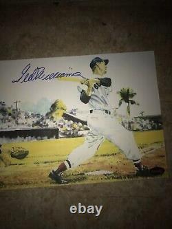 Ted Williams Boston Red Sox Autograph Signed 8x10 Photo WithCoa