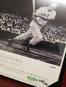 Ted Williams Boston Red Sox Photo 14x12 Autographed and Authenticated