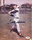 Ted Williams Boston Red Sox Signed 8x10 Withfull Letter Coa Bold Signature