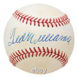 Ted Williams Boston Red Sox Signed American League Baseball UDA