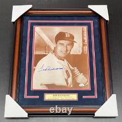 Ted Williams Boston Red Sox Signed Autographed 11x14 Framed Photo Jsa Coa