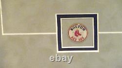 Ted Williams Boston Red Sox Signed Autographed Framed MLB Baseball Pin Plaque