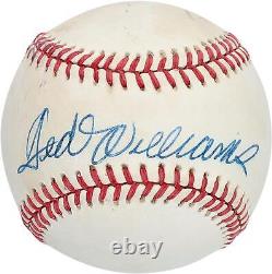 Ted Williams Boston Red Sox Signed Official American League Baseball JSA